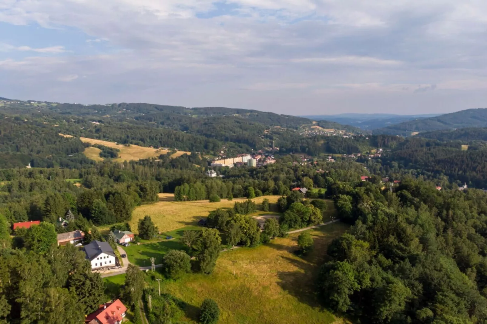 Villa-Gebieden zomer 5km