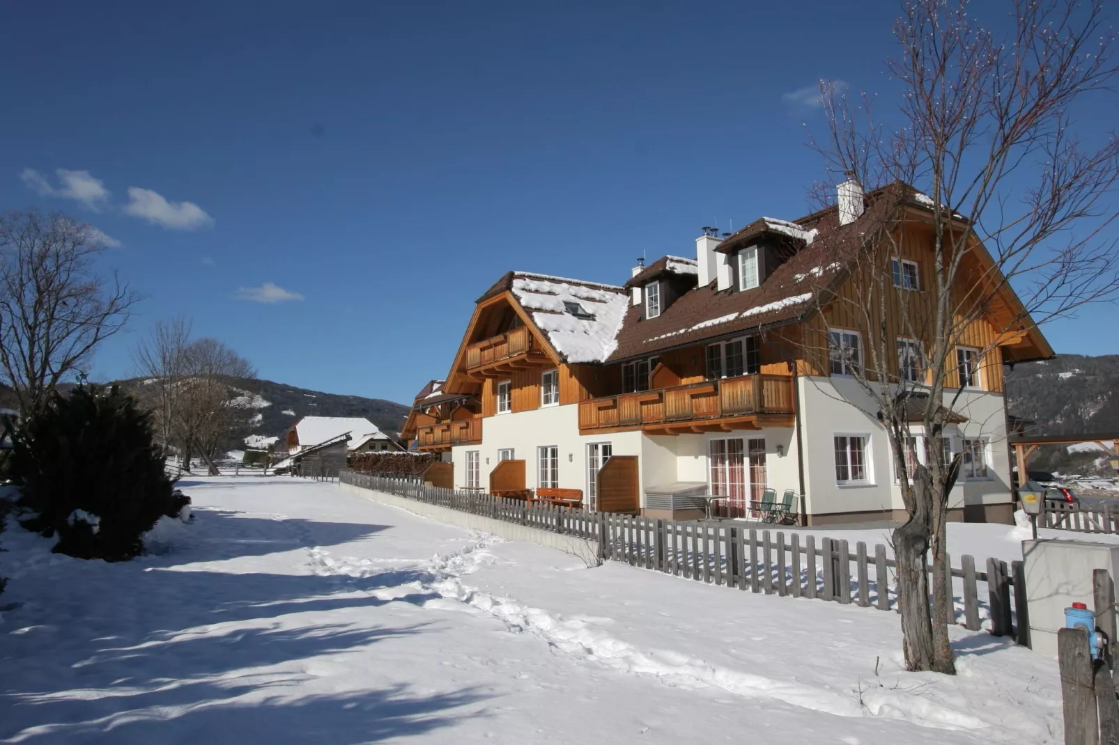 Apartment Aineckblick 15-Uitzicht winter