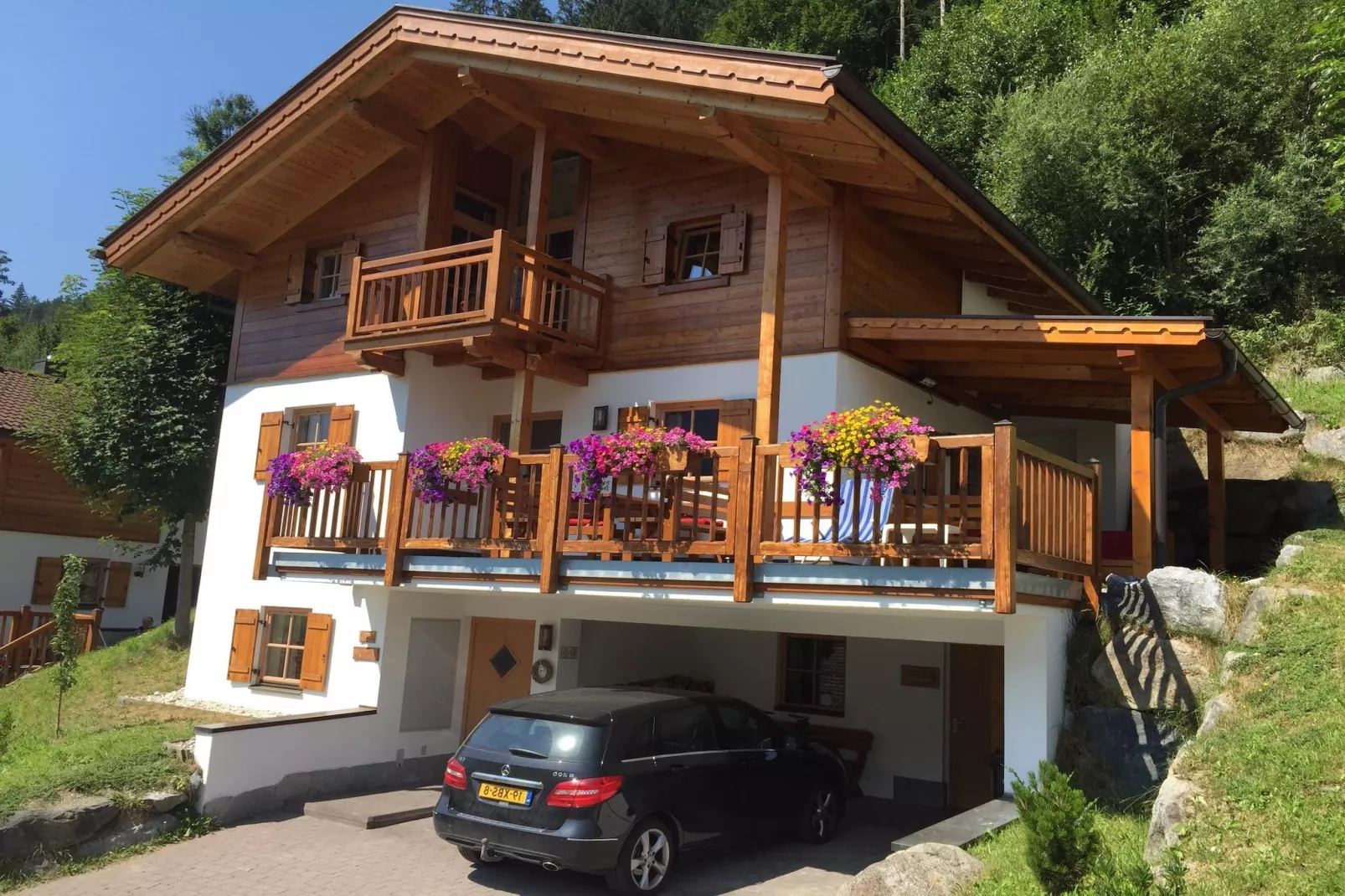 Schöneben Chalet  't Hoge Loo-Buitenkant zomer