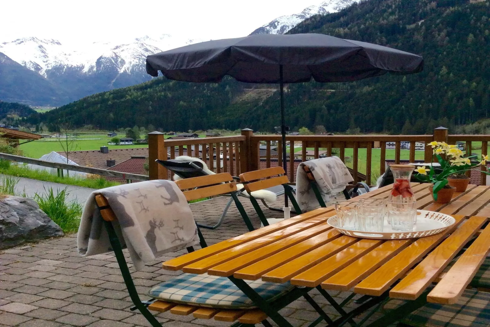 Schöneben Chalet  Hohe Tauern Blick-Terrasbalkon