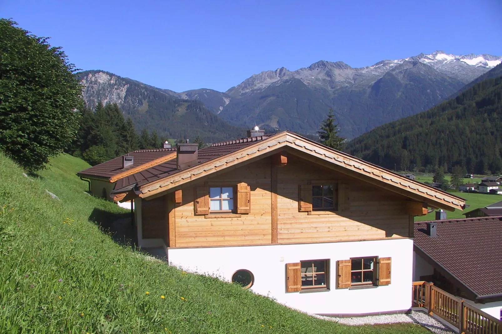 Schöneben Chalet Steinlinge-Buitenkant zomer