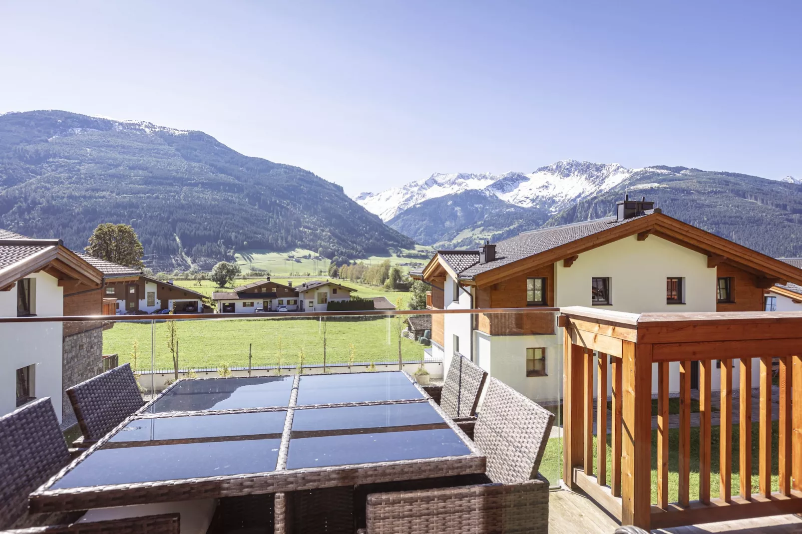 Tauernlodges Uttendorf 5A-Uitzicht zomer