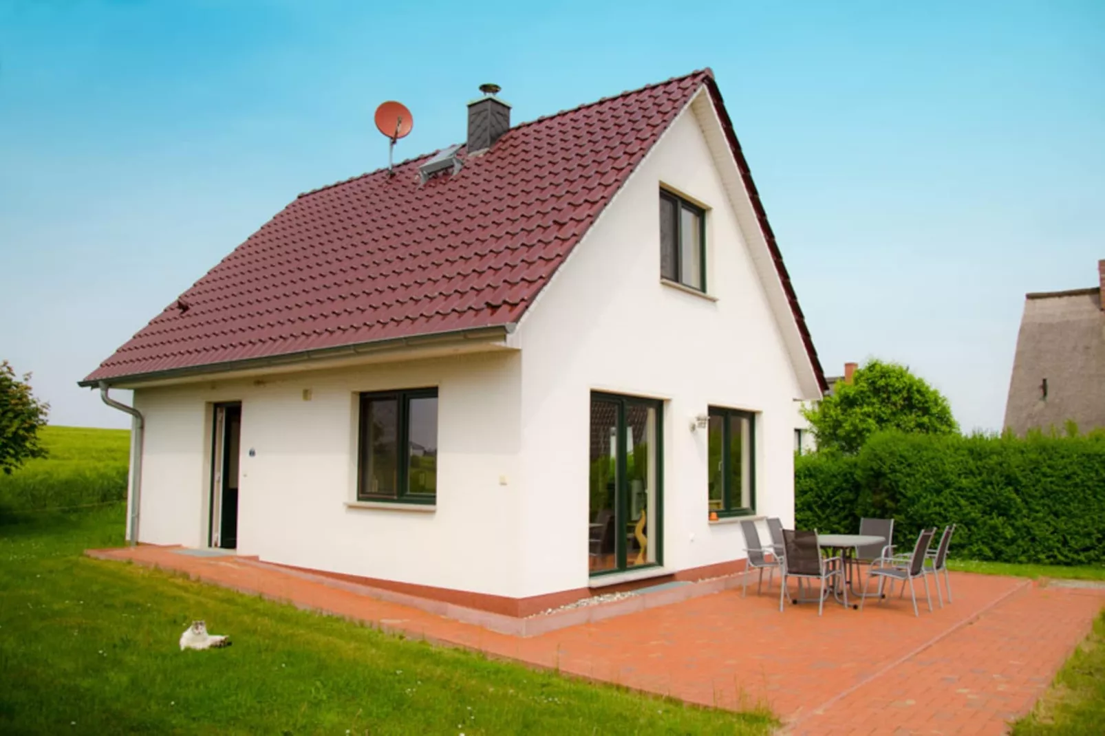 Strandnahes Ferienhaus Walter mit Meerblick-Sportzaal