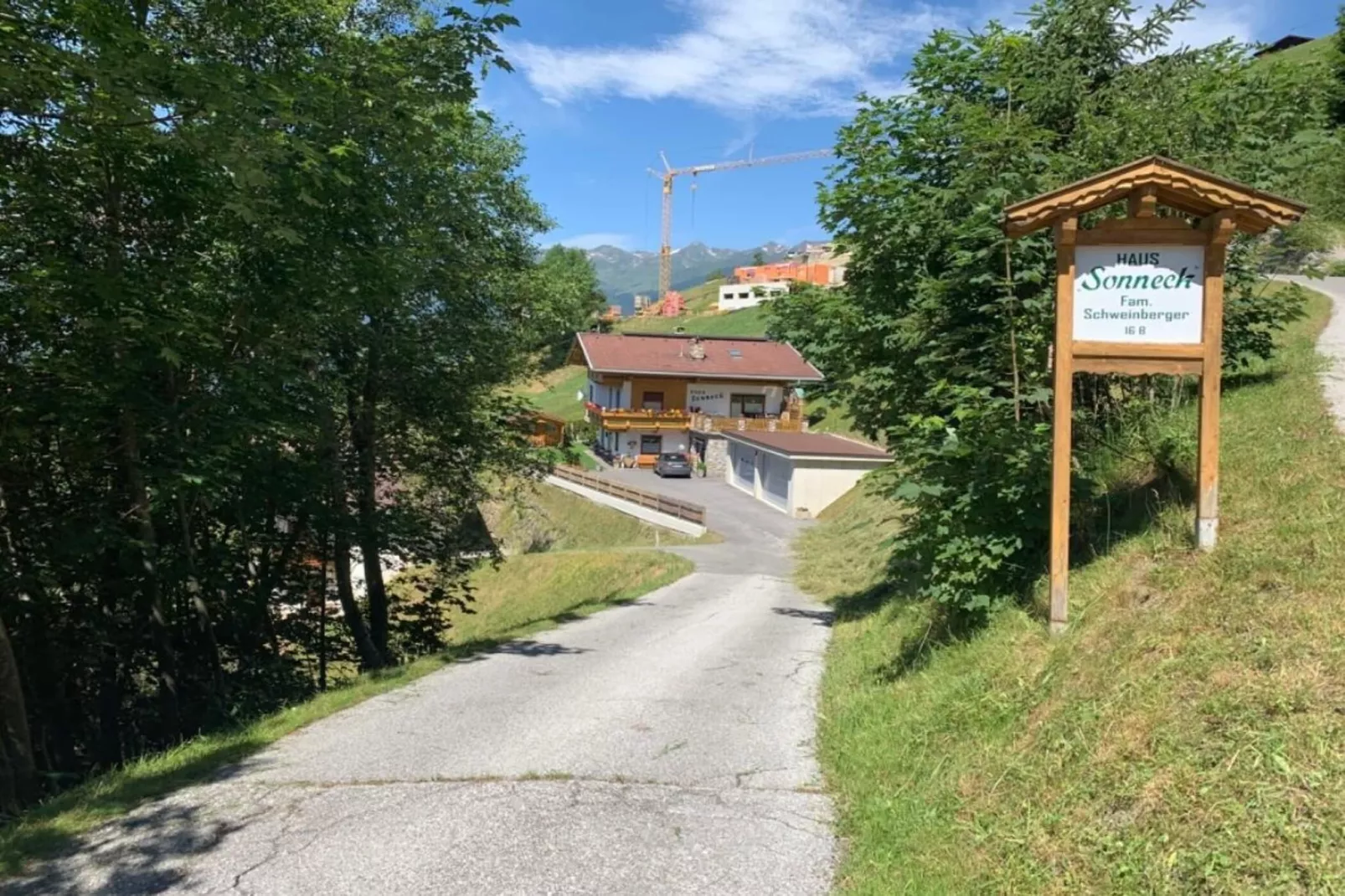 Haus Sonneck-Uitzicht zomer