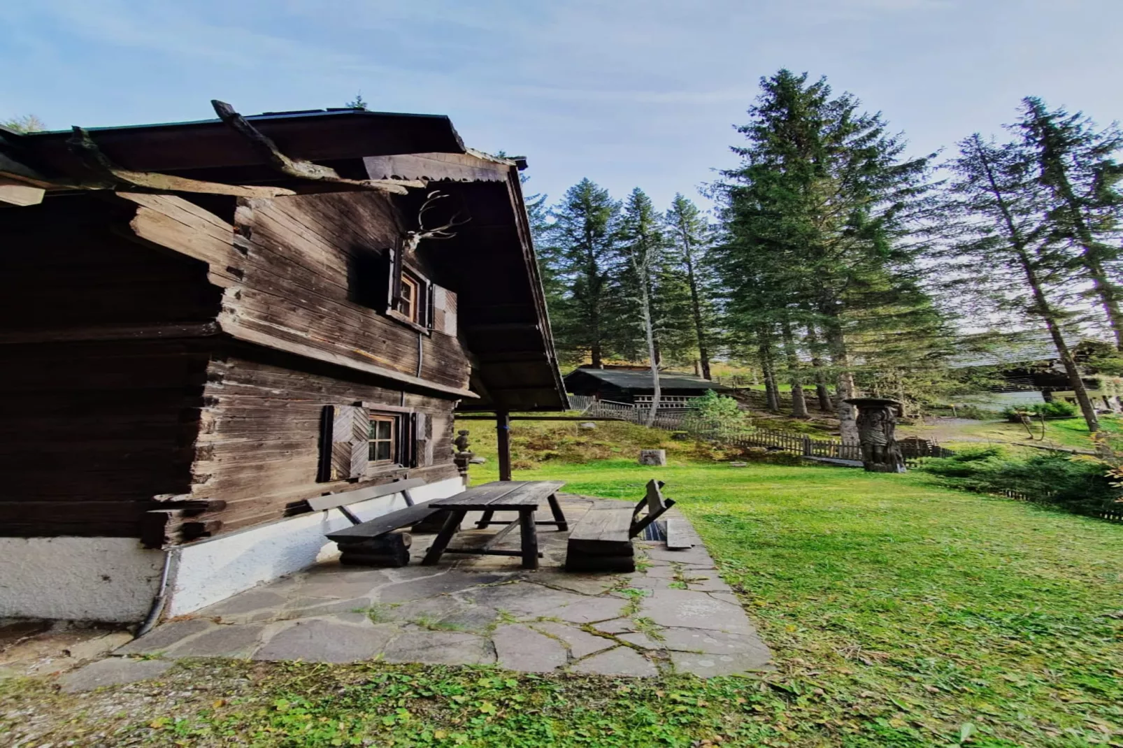 Chalet Hüttentraum-Tuinen zomer