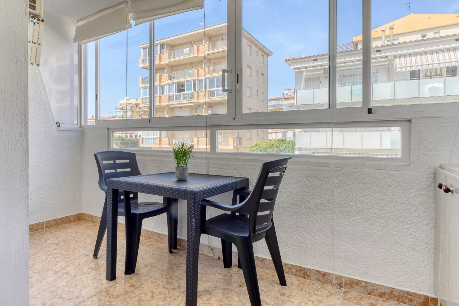 LA PLATJA  1F Roses-Terrasbalkon