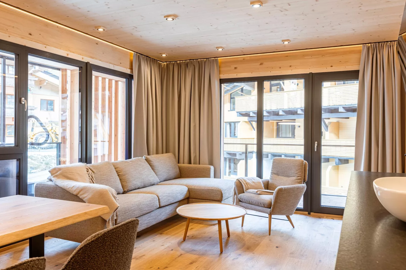 Saalbach Suite 8-Woonkamer