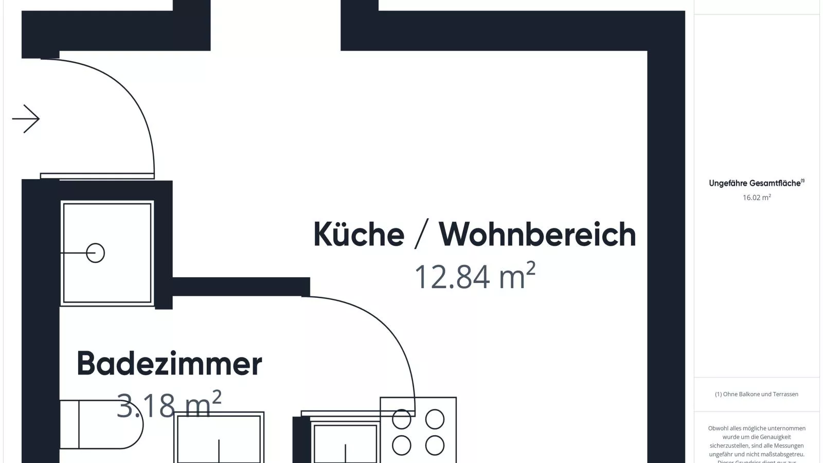 Bellavista Apartment 2-Plattegrond