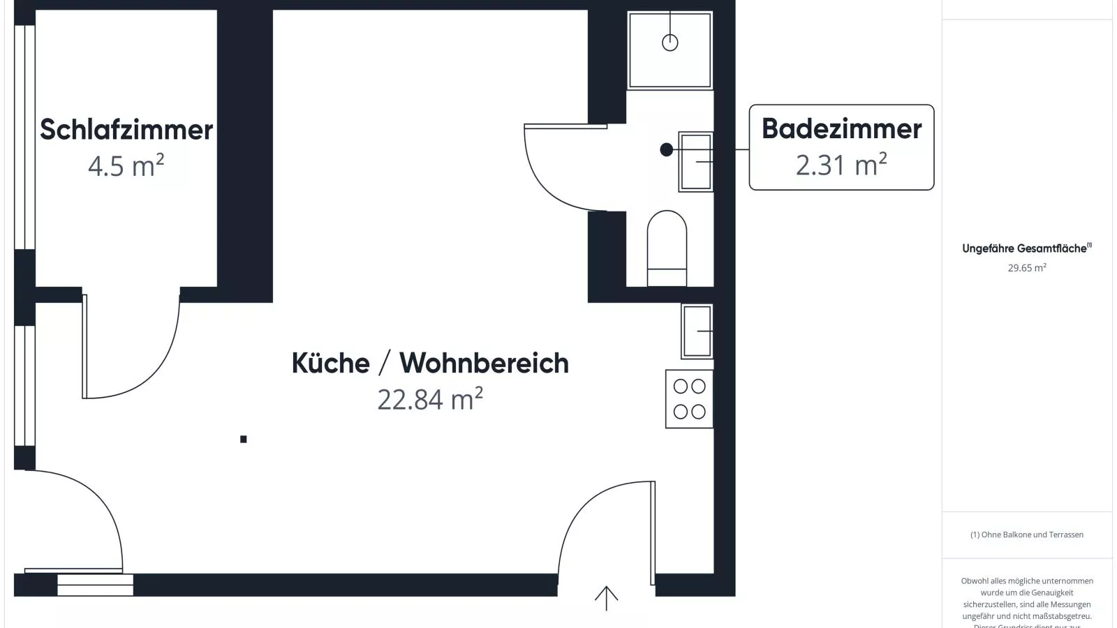 Bellavista Apartment 3-Plattegrond