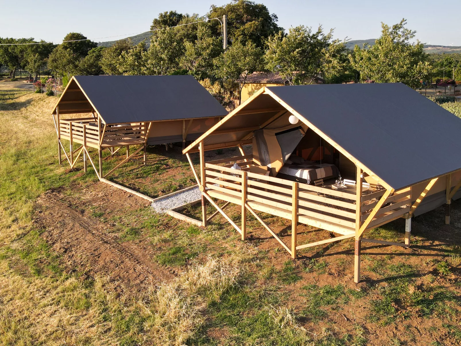 Glampingtent Minerva-Buiten