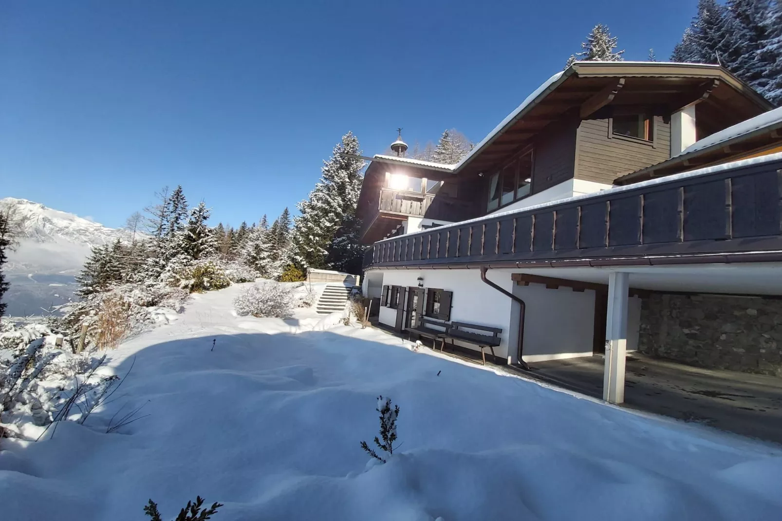 Landhaus Waldhof am Großvolderberg-Tuin winter