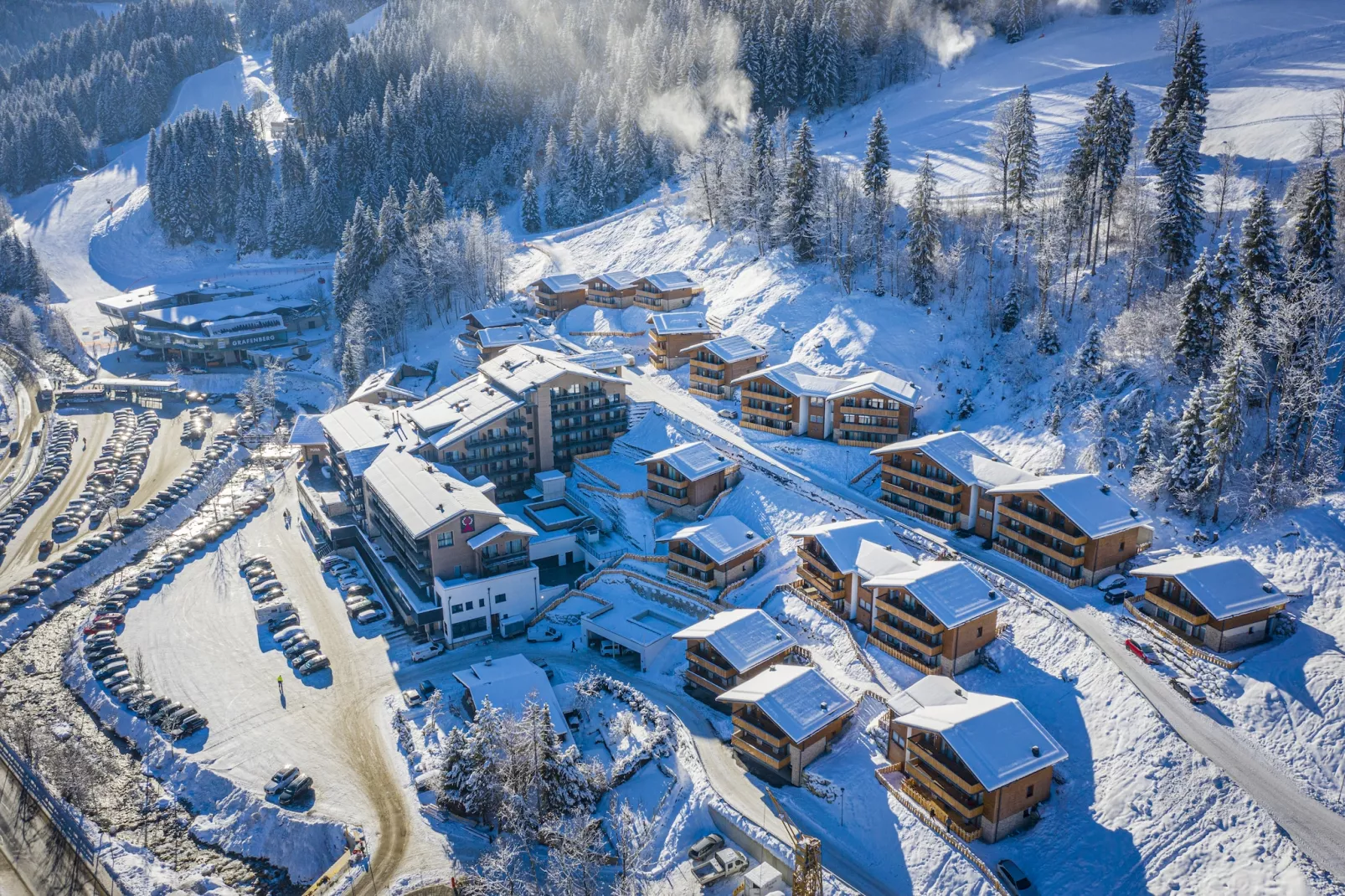 GA3P Alpenleben Apartments-Buitenkant zomer