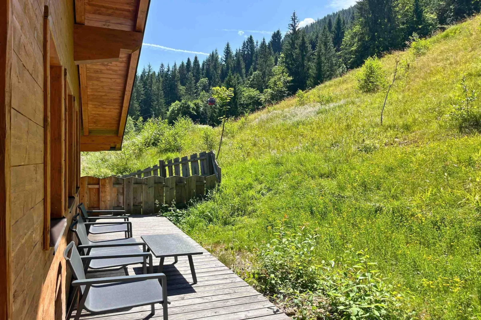 Premium Chalet-Tuinen zomer