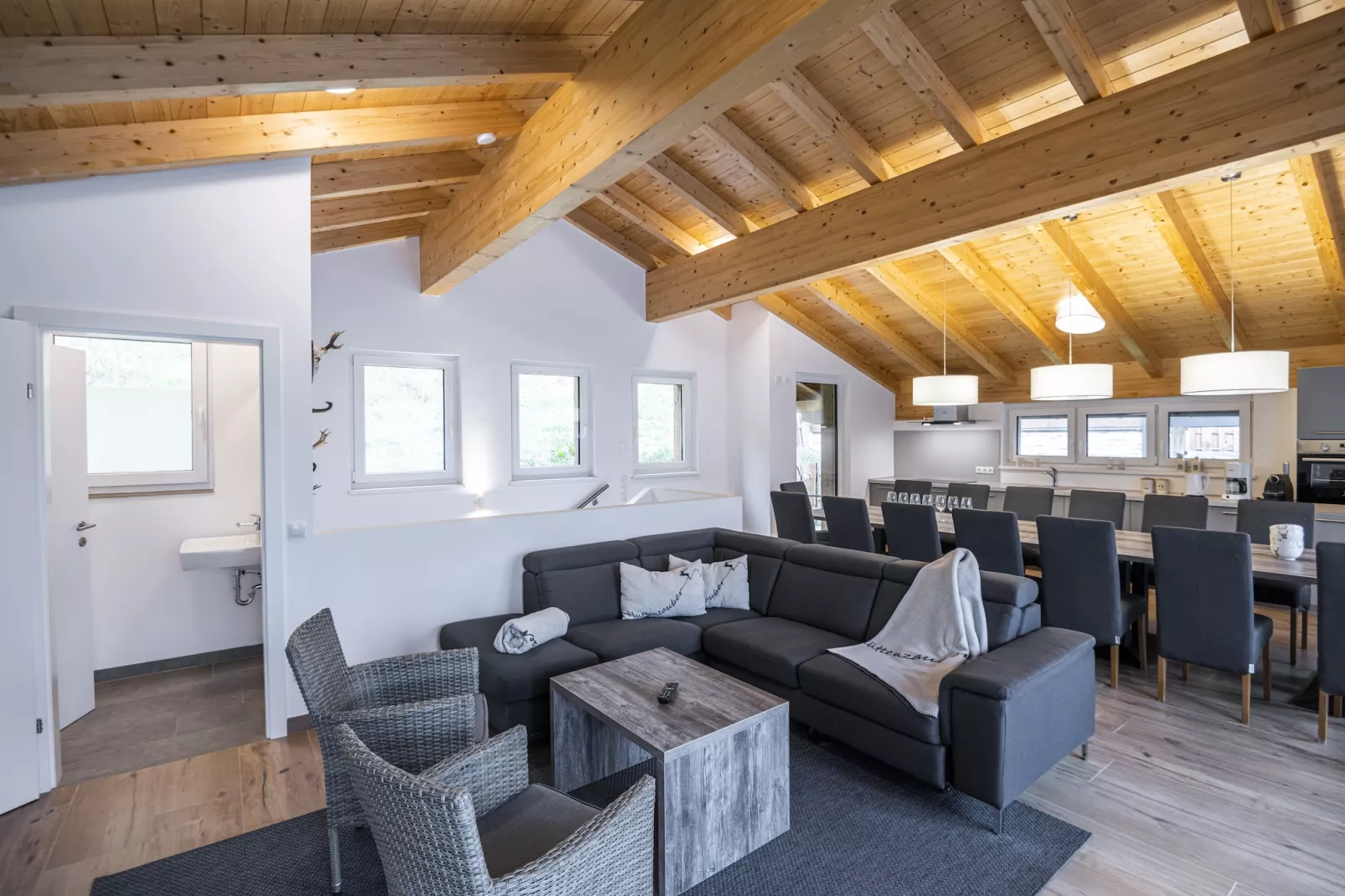 Premium Chalet-Woonkamer