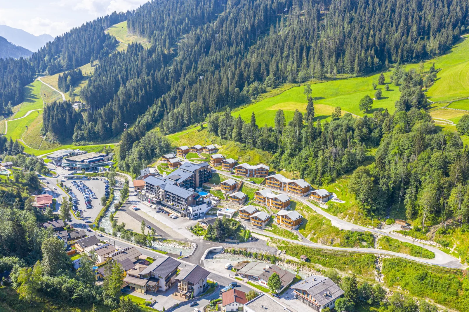 GA2C Alpenleben Apartments-Buitenkant zomer