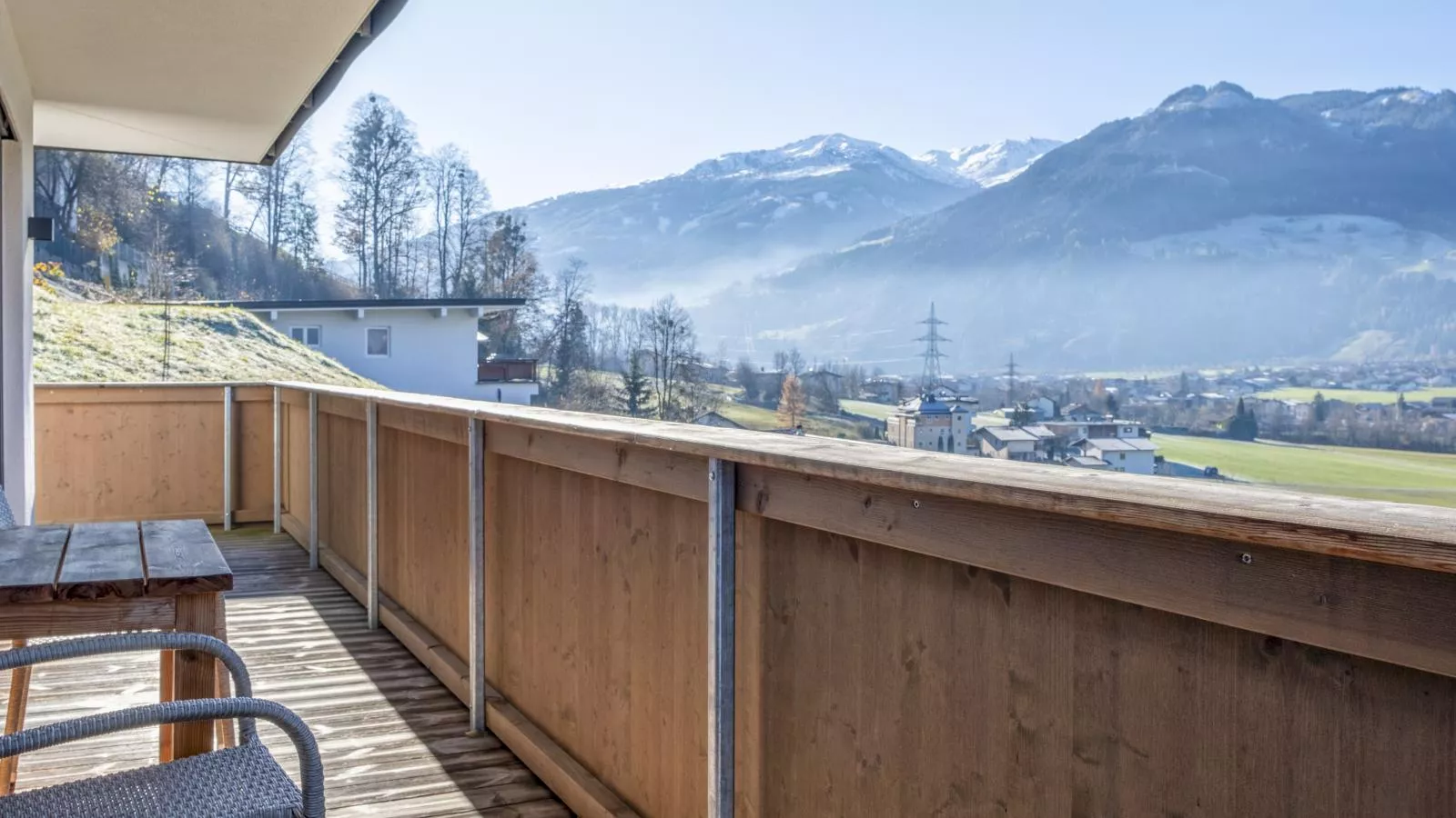 Helfenstein Lodge-Terrasbalkon