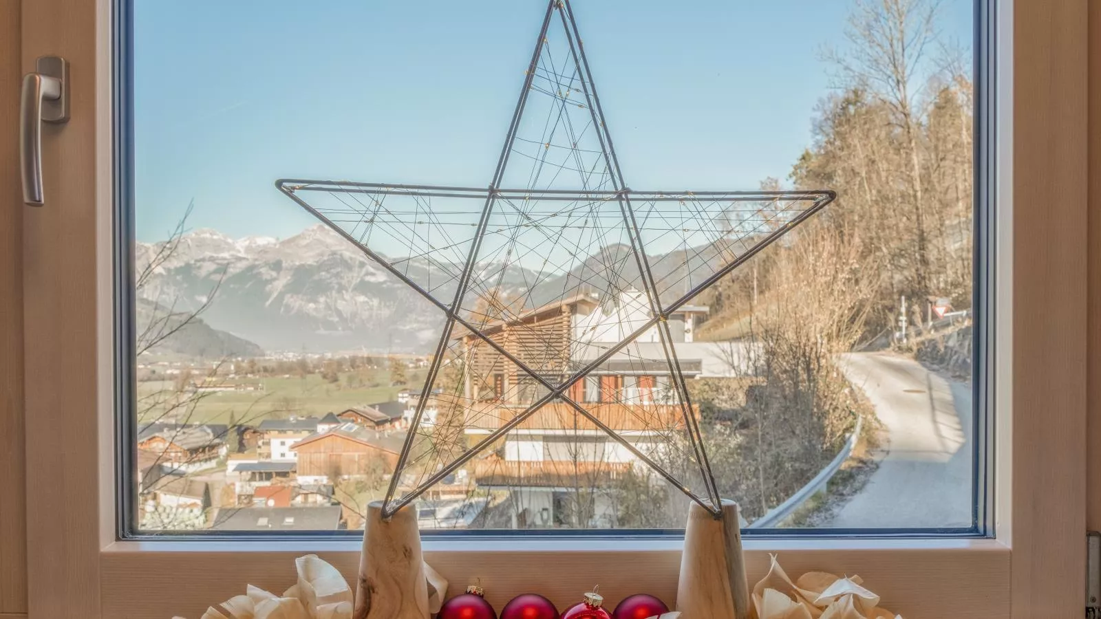 Helfenstein Lodge-Uitzicht winter