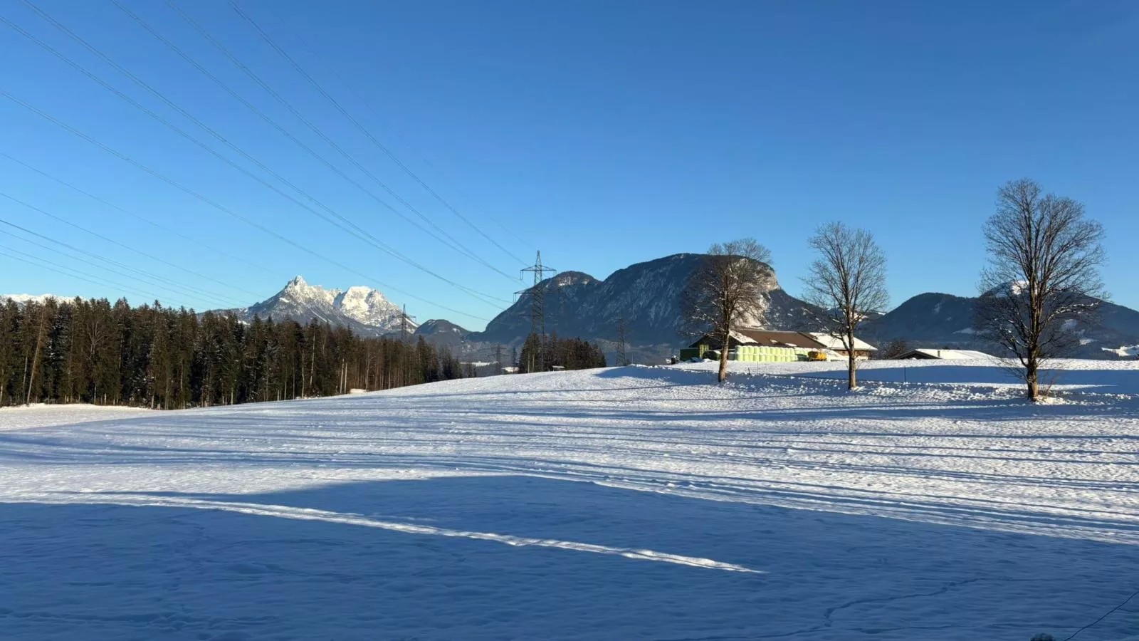 Almblick-Uitzicht winter