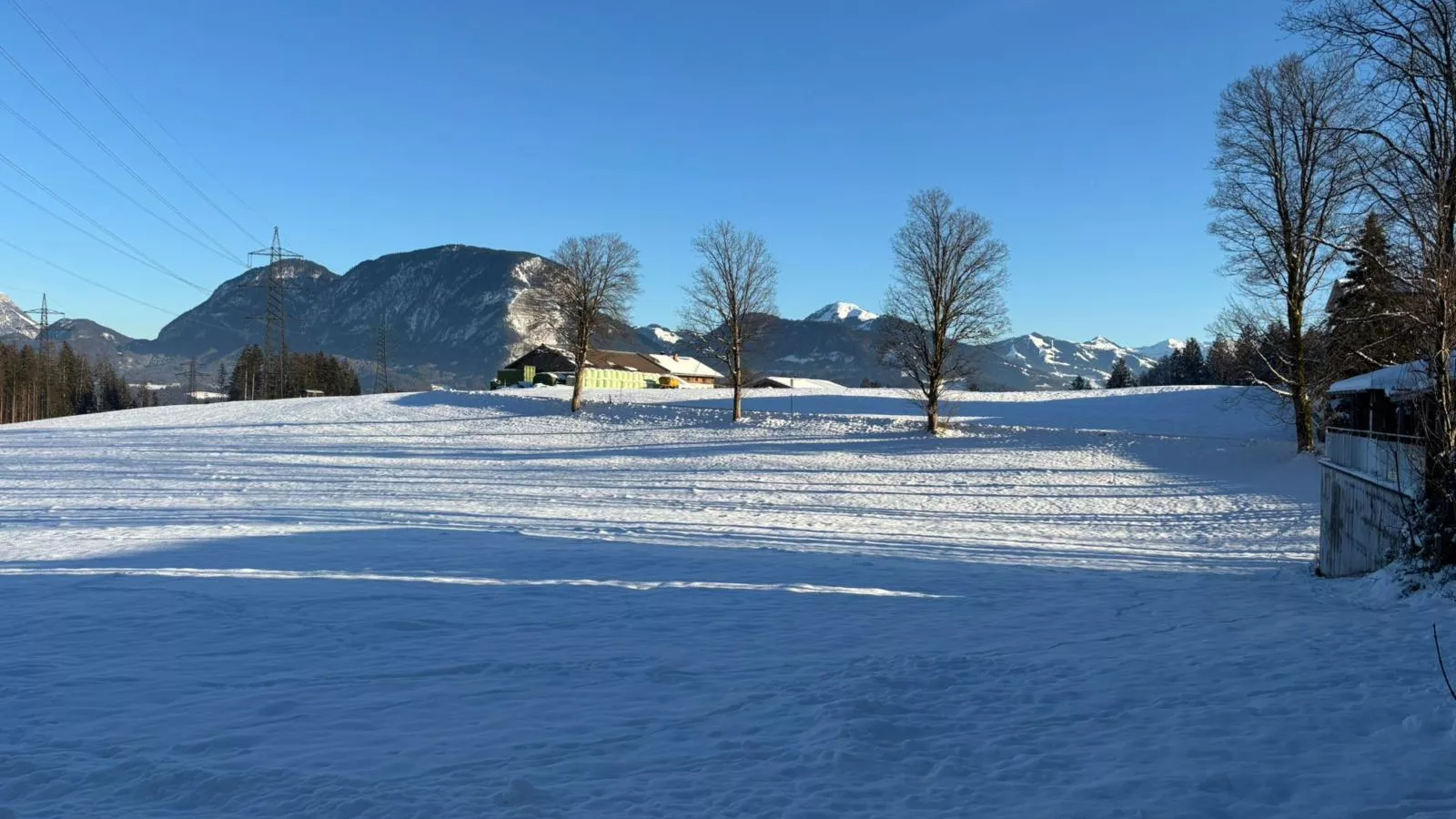 Almblick-Uitzicht winter