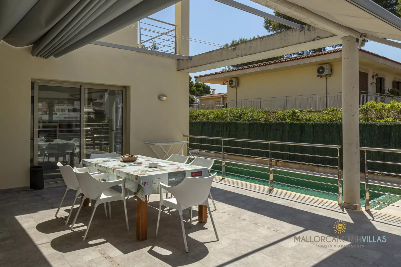 Villa Albufera en Playa Muro: a unos pasos del Mar-Terrasbalkon