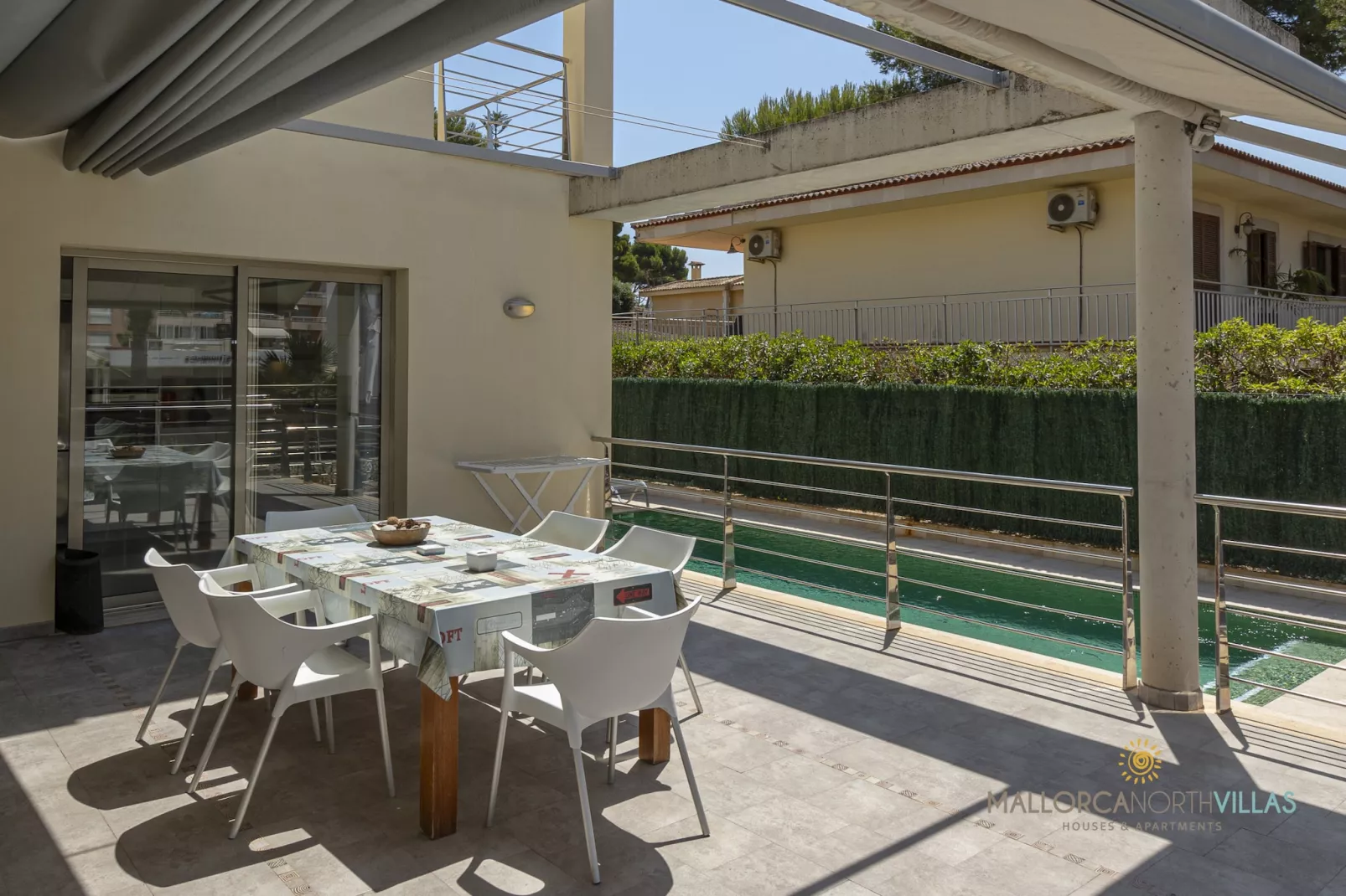 Villa Albufera en Playa Muro: a unos pasos del Mar-Terrasbalkon