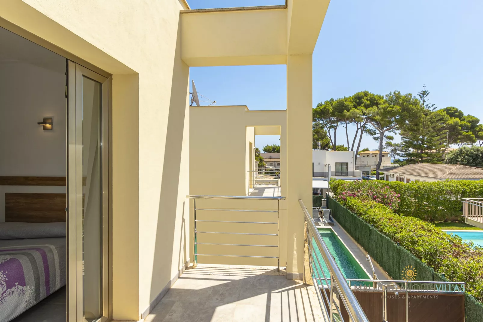 Villa Albufera en Playa Muro: a unos pasos del Mar-Terrasbalkon