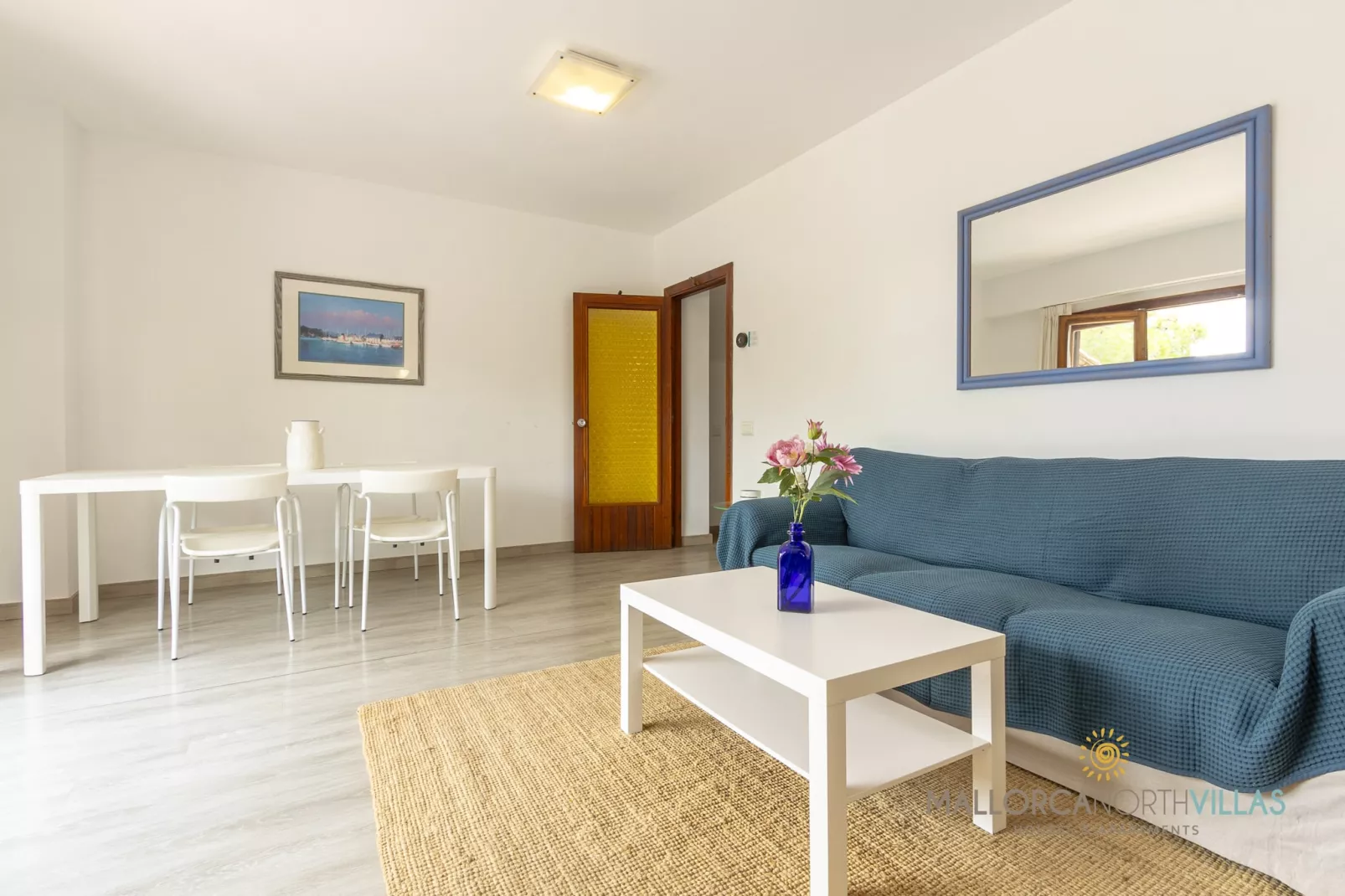 Apartamento Voramar I : Primera Línea en Pine Walk-Woonkamer