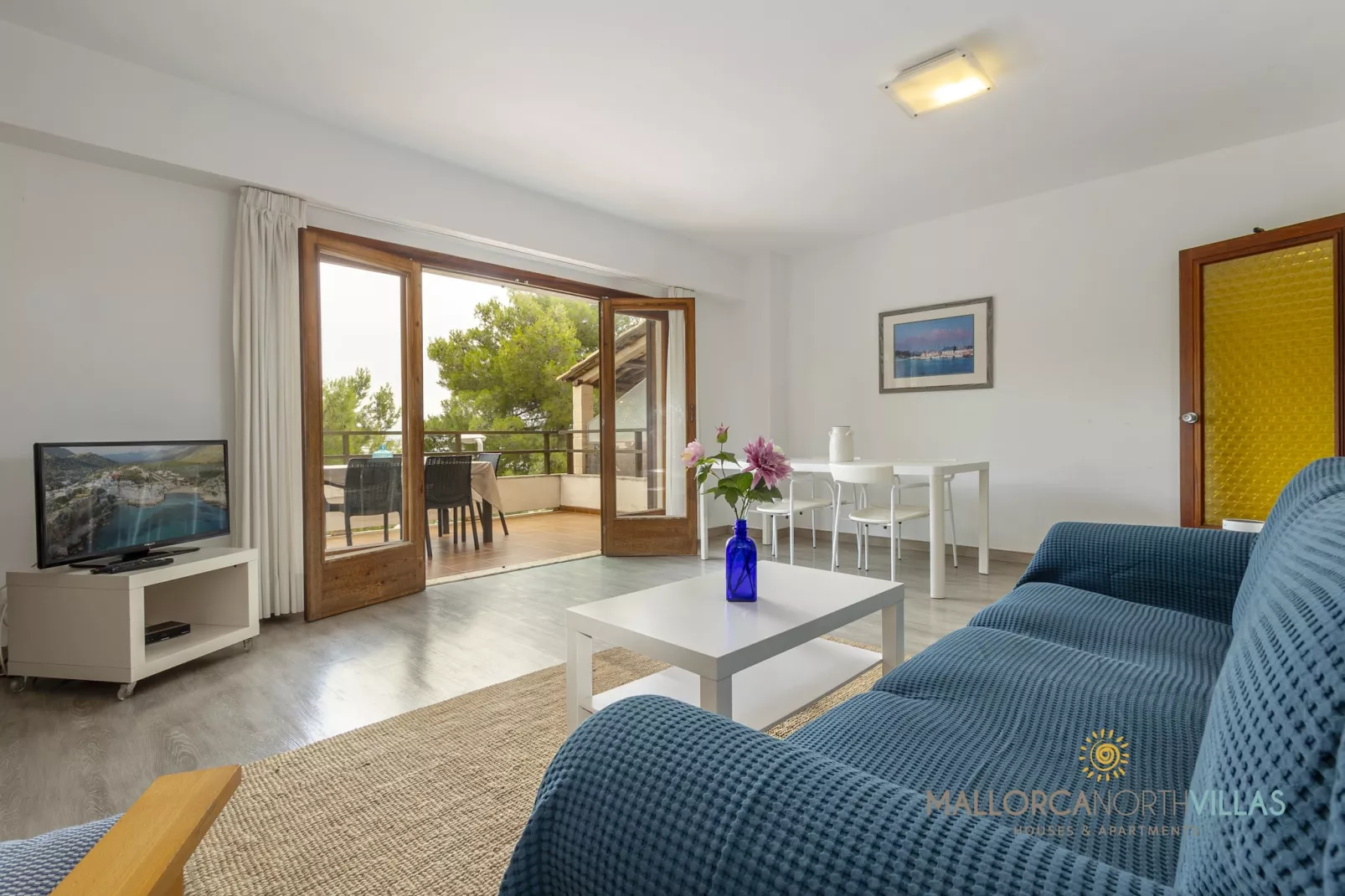 Apartamento Voramar I : Primera Línea en Pine Walk-Woonkamer