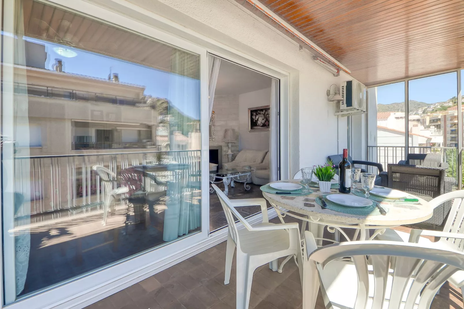 Av De Rhode 229 Roses-Terrasbalkon