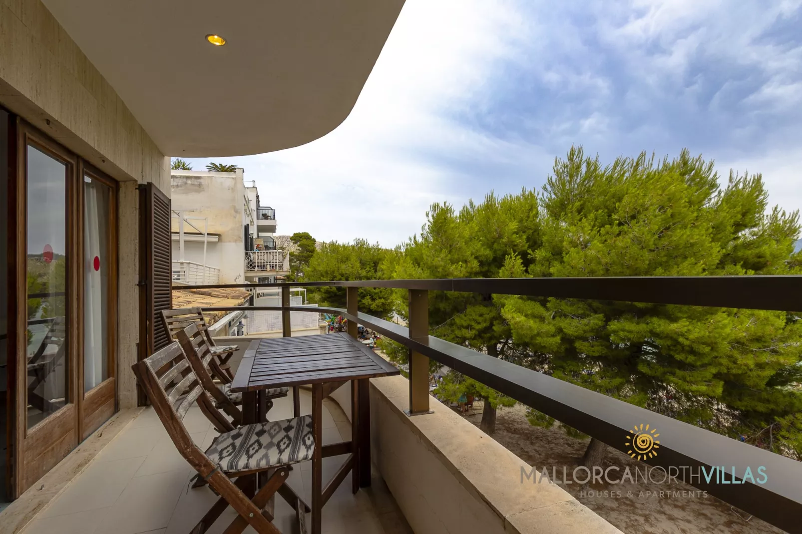 Apartamento Voramar II: Primera Línea en Pine Walk-Terrasbalkon