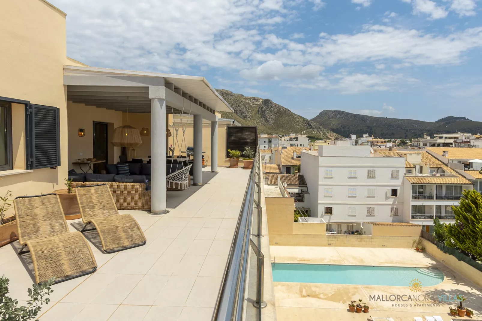 Cala Ventura Espectacular Ático con Vistas-Terrasbalkon