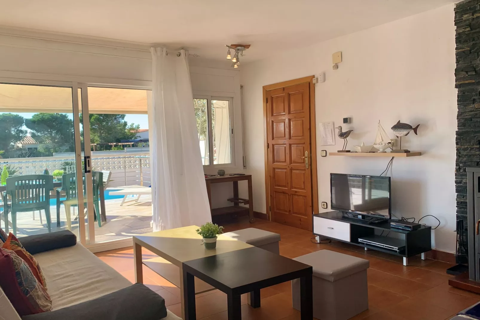 VILLA BAGES 5 Roses-Woonkamer