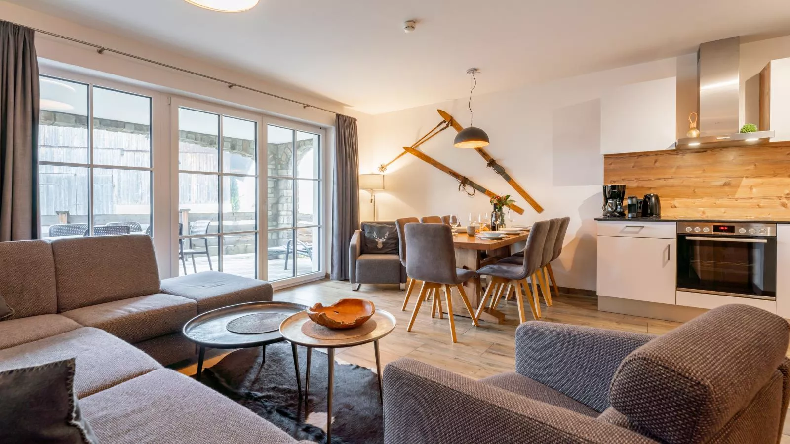 Tauern Suites Mitterwirt TOP 201-Woonkamer