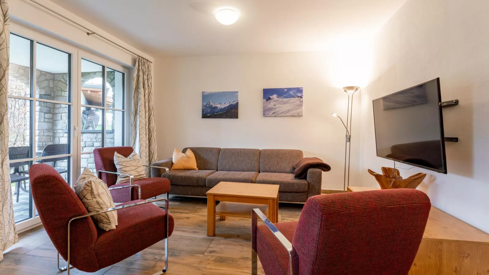 Tauern Suites Mitterwirt TOP 204-Woonkamer