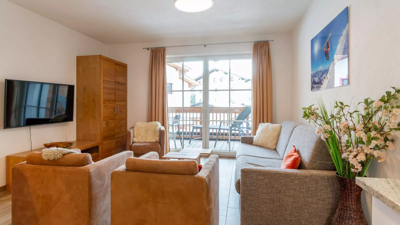 Tauern Suites Mitterwirt TOP 313-Woonkamer