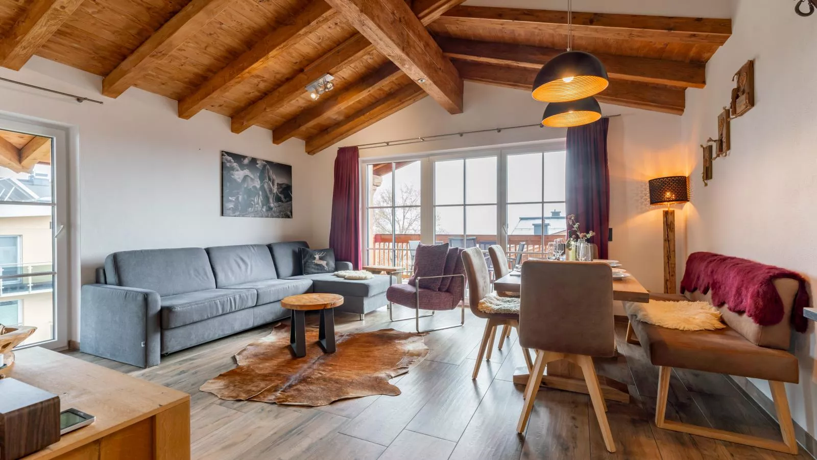 Tauern Suites Mitterwirt TOP 321-Woonkamer