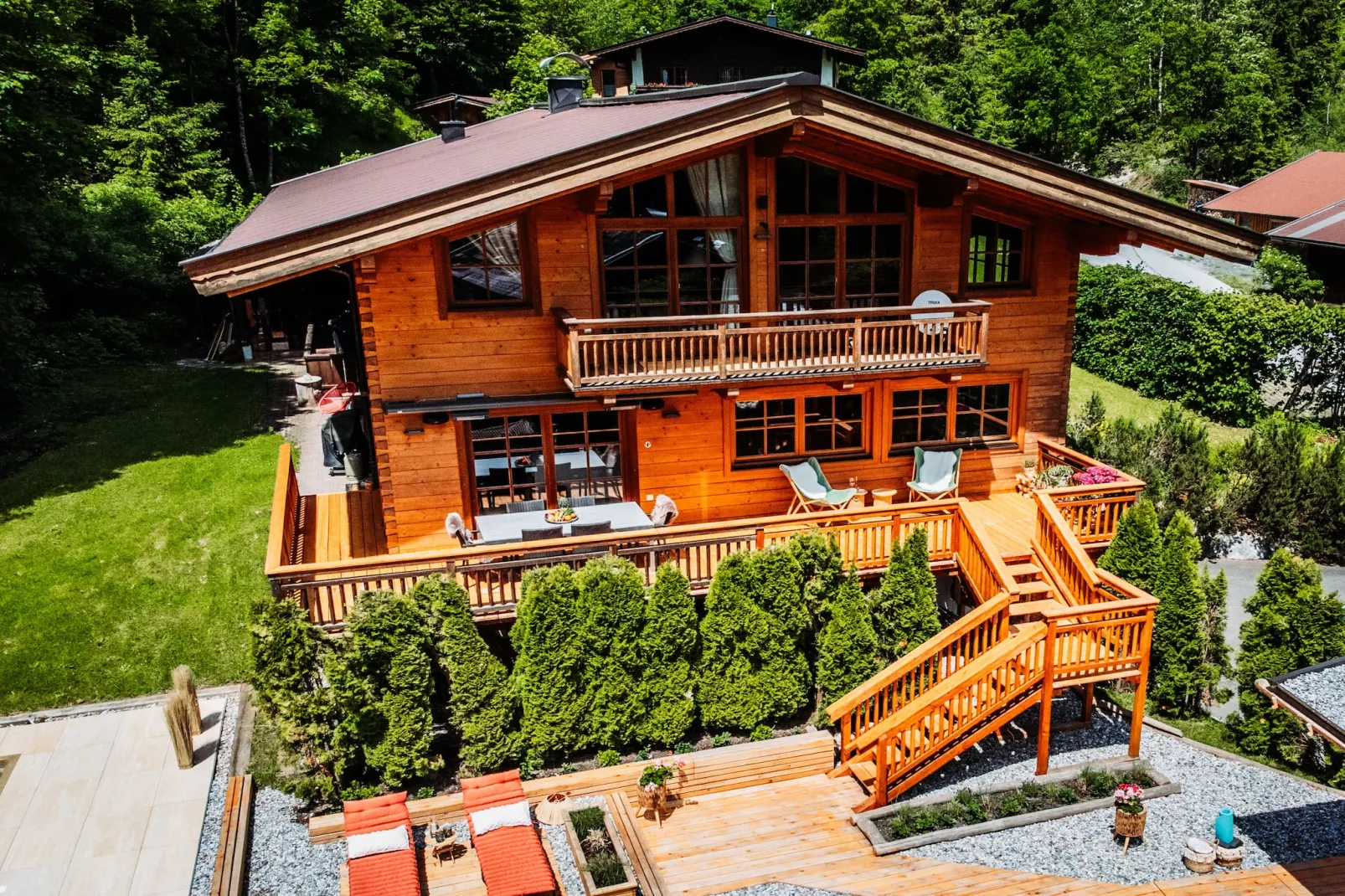 Chalet Gamsglück in Waidring-Buitenlucht