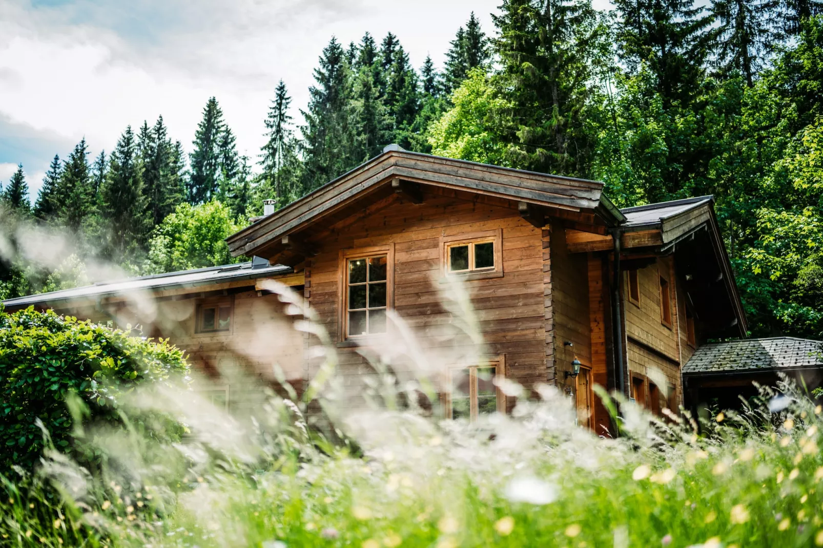 Chalet Gamsglück in Waidring-Buitenlucht