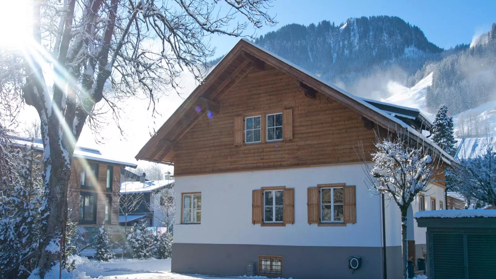 Stadtchalet Forsthaus-Exterieur winter