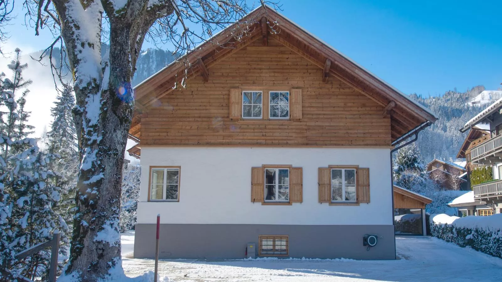 Stadtchalet Forsthaus-Exterieur winter