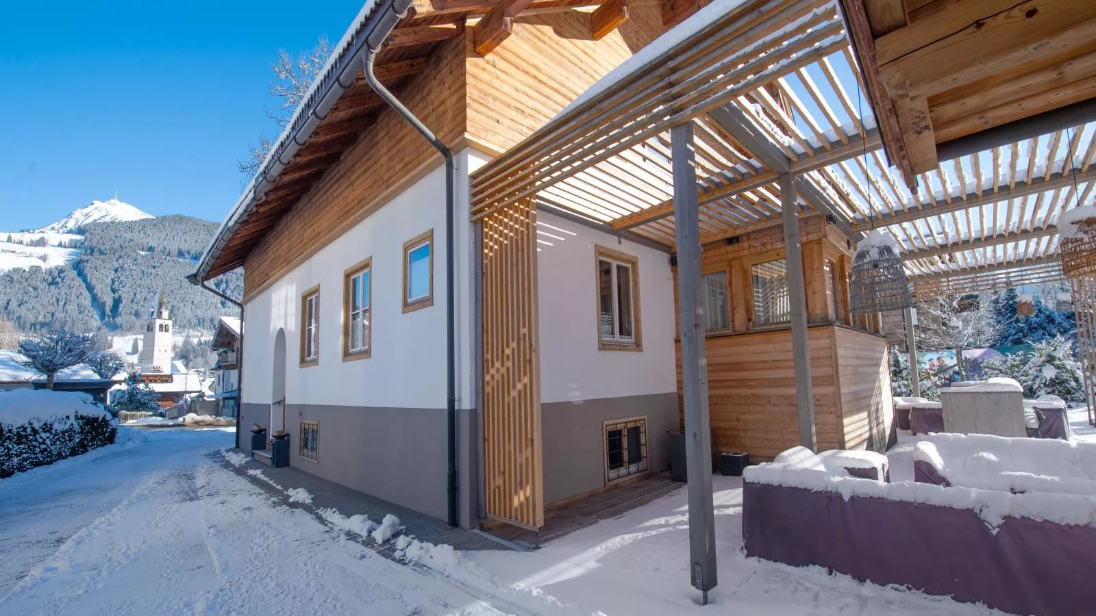 Stadtchalet Forsthaus-Exterieur winter