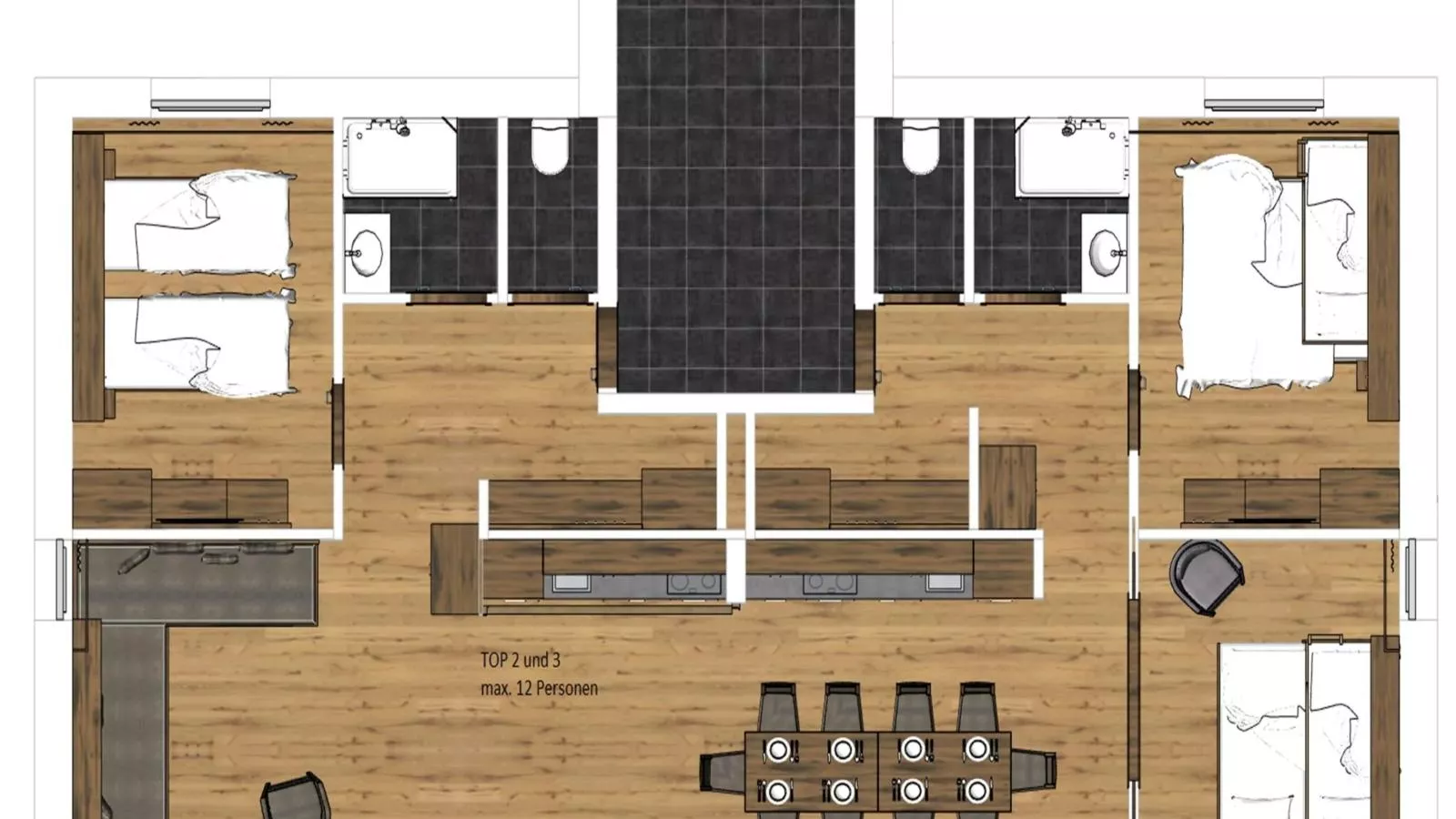 Sonnenhaus-Plattegrond