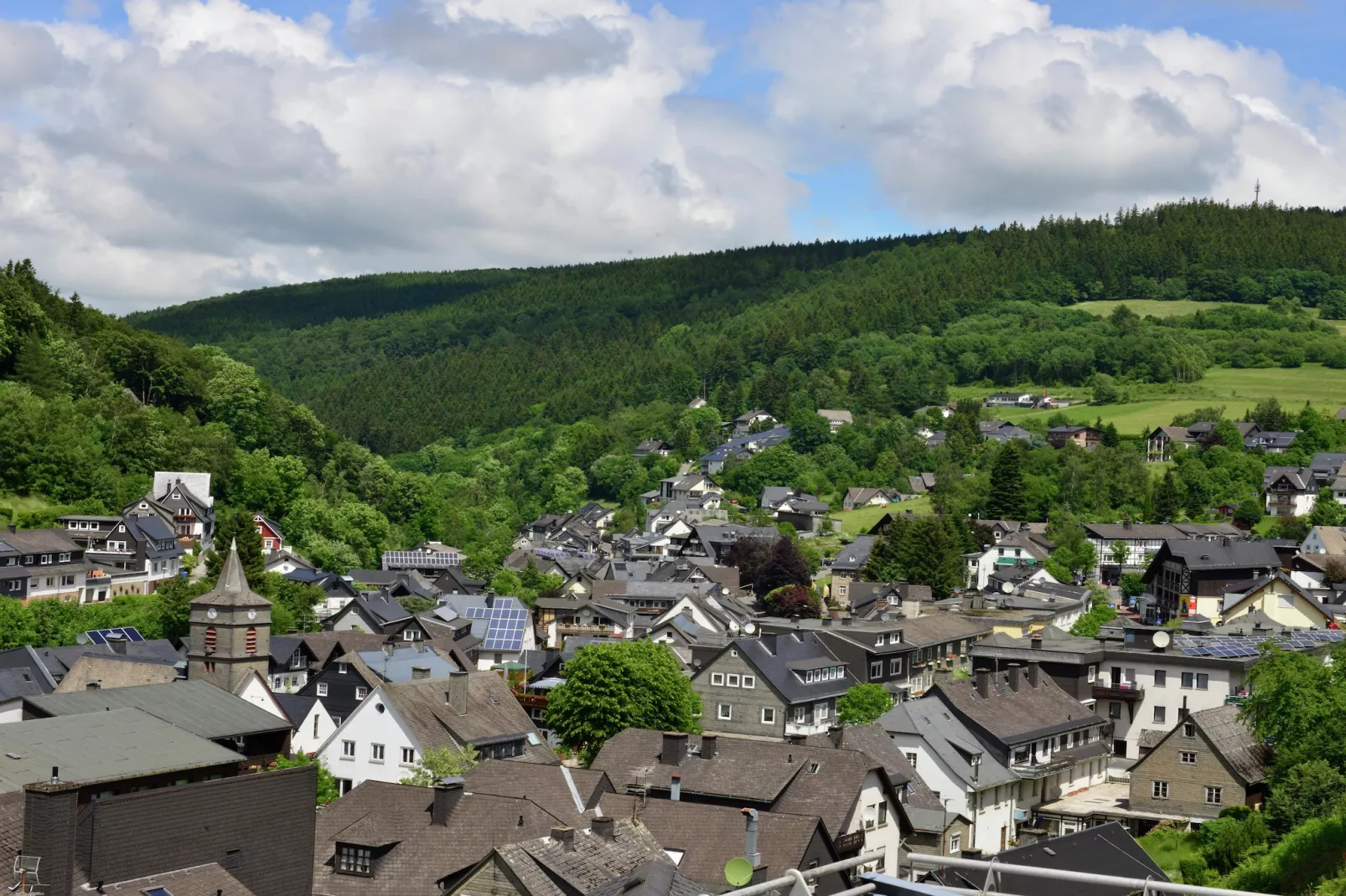 Willingen-Gebieden zomer 1km