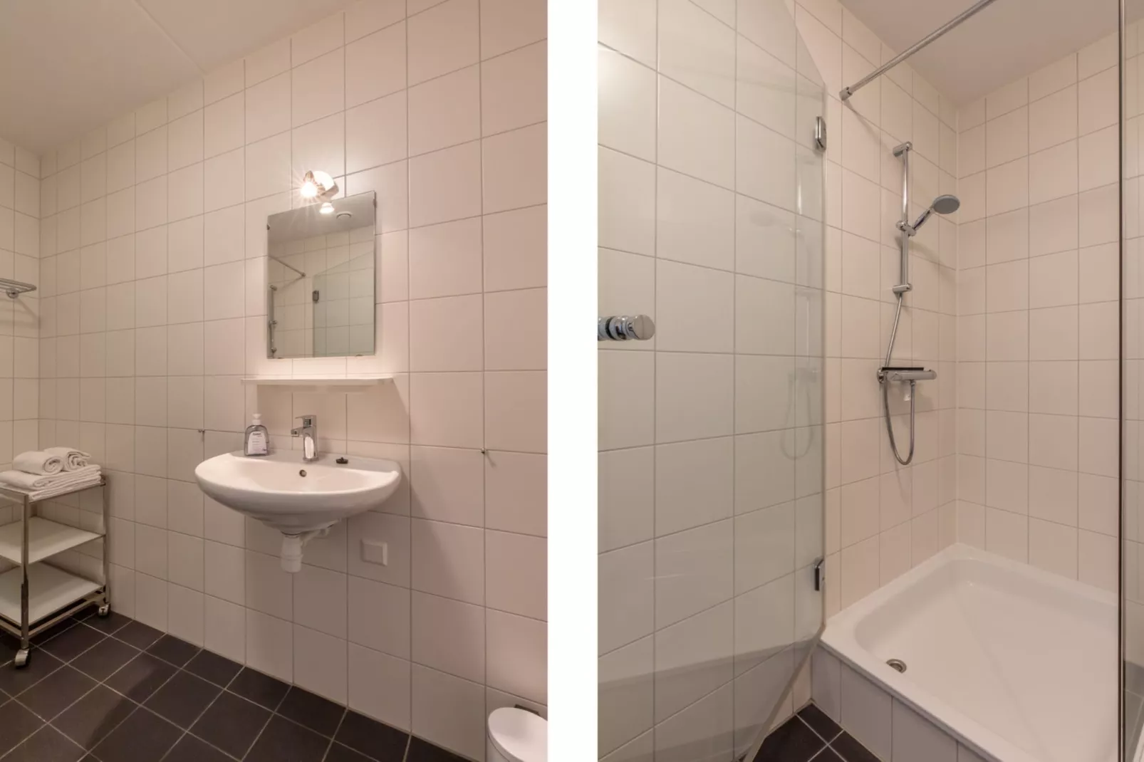 Vakantiewoning 't Zoete Licht Residenz - Willibrordusplein 28 C  Zoutelande-Badkamer