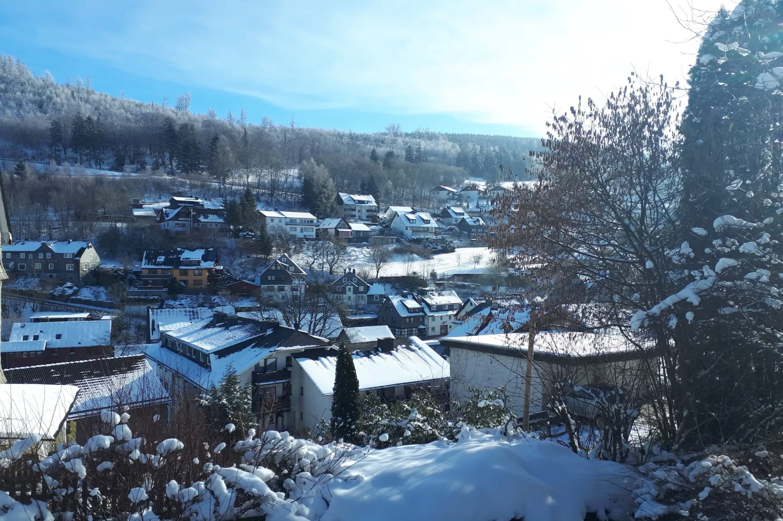 Haus am Iberg-Uitzicht winter