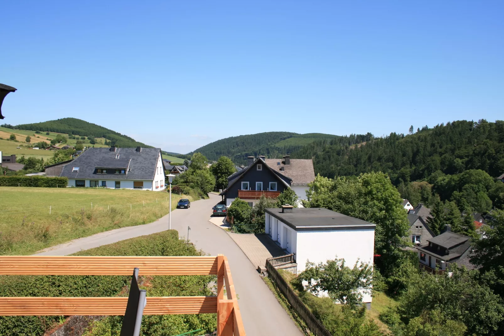 Haus am Iberg-Uitzicht zomer