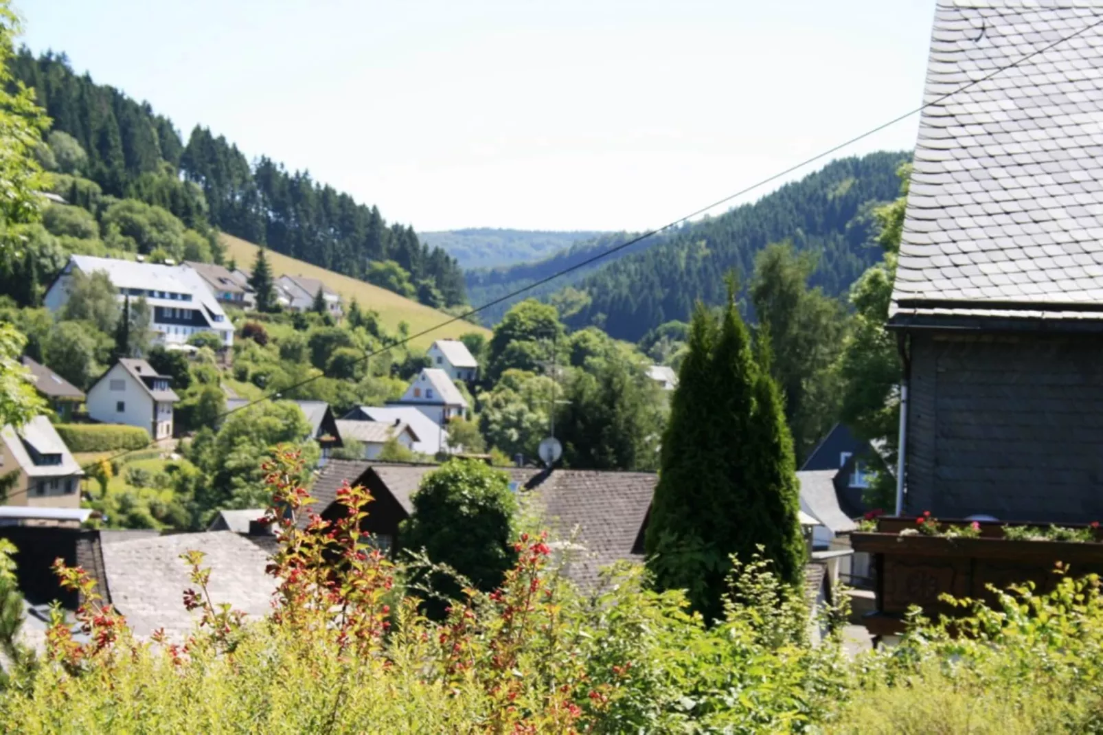 Haus am Iberg-Uitzicht zomer