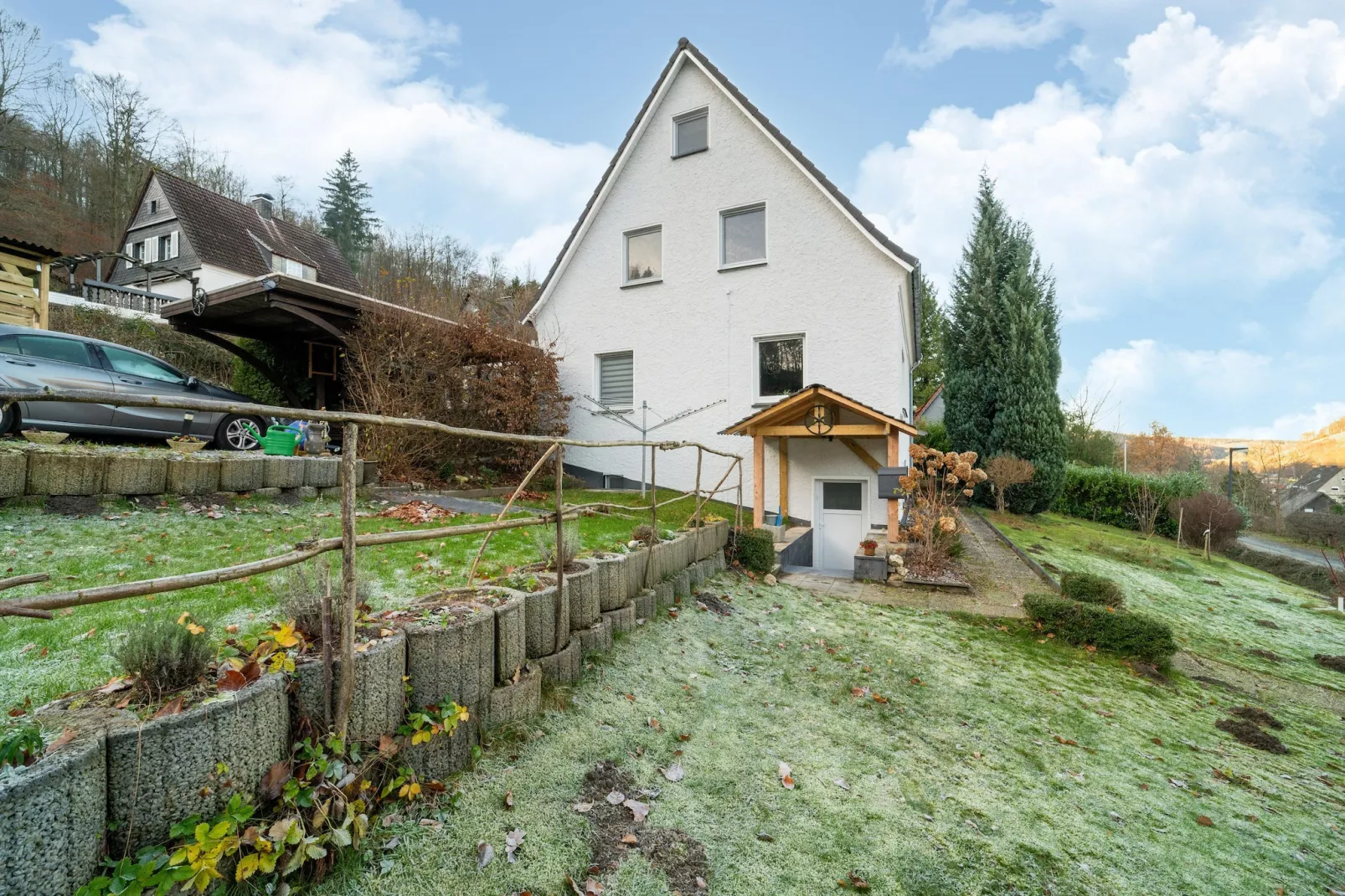 Appartement Am Forstweg Yalet-Tuinen zomer