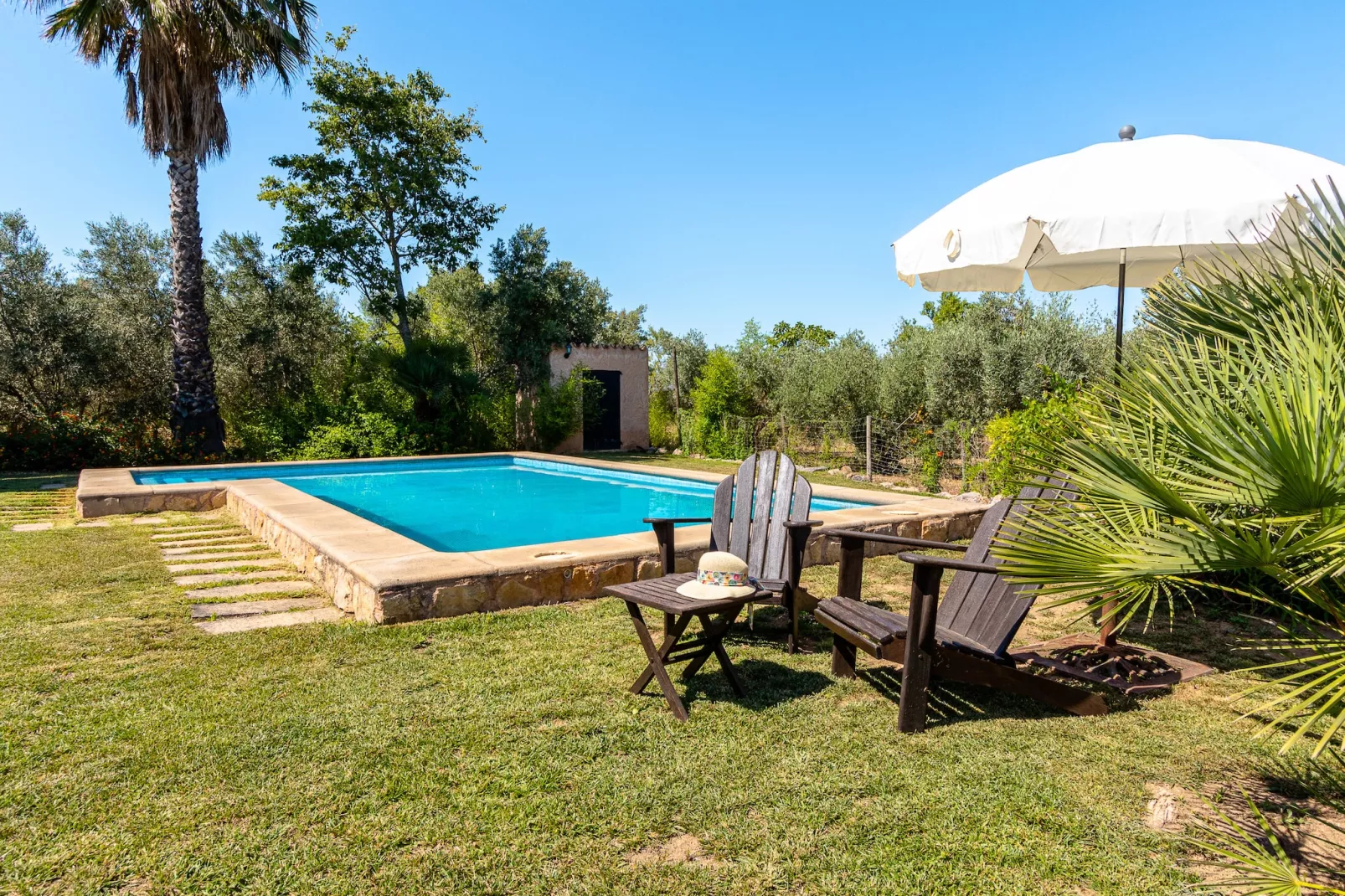 Cal Mercader Gran Villa con Piscina y Jardín-Tuinen zomer