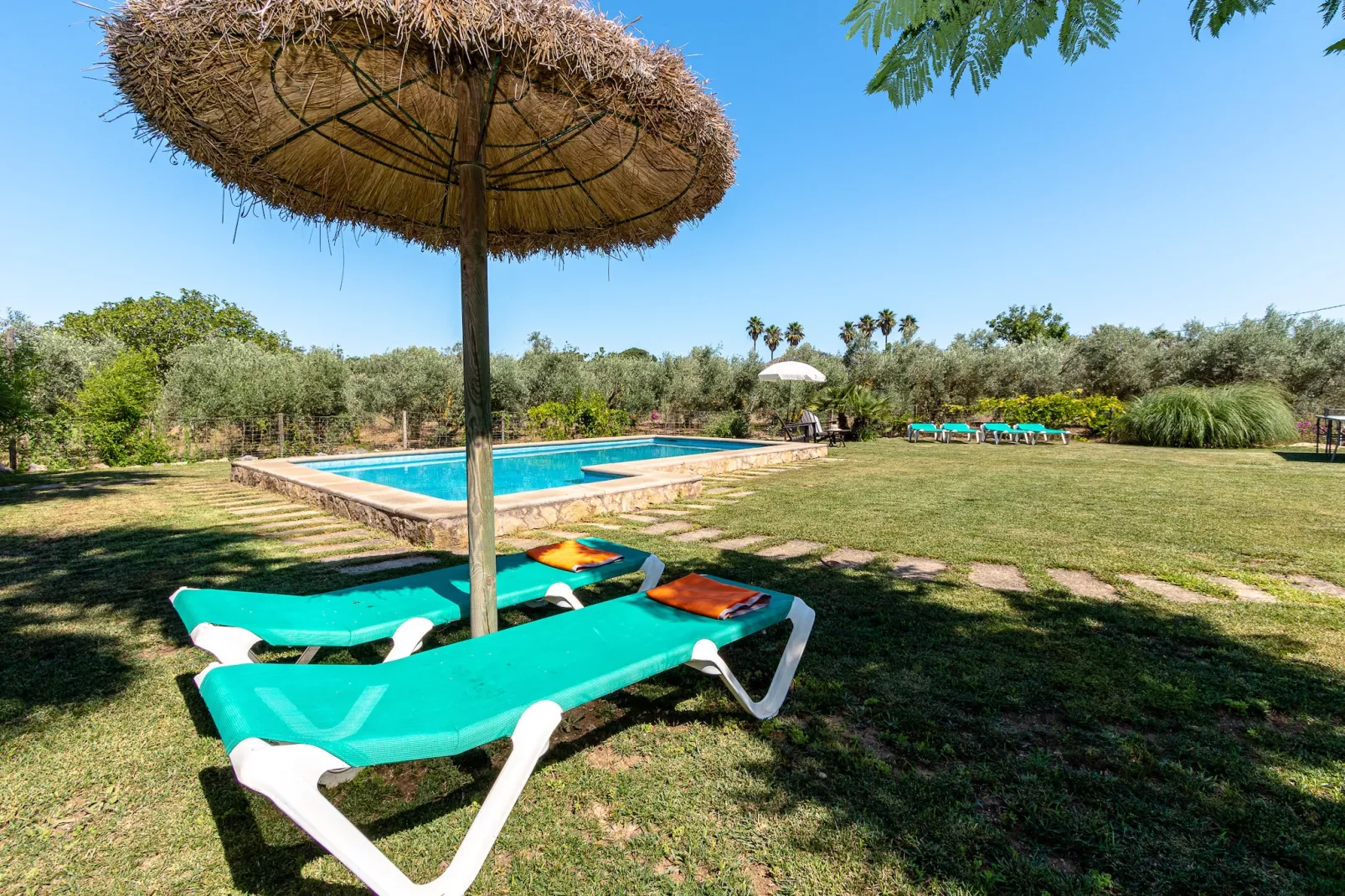 Cal Mercader Gran Villa con Piscina y Jardín-Tuinen zomer